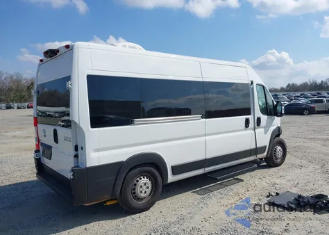 2024 Ram Promaster 2500 Tradesman High Roof 159 Wb W/Pass Seat from USA, damaged, VIN 3C6LRVDG0RE113904